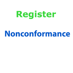 Register - Nonconformance