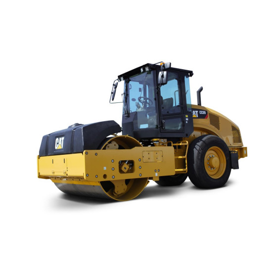 Use of roller and compactor