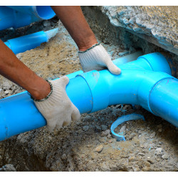 Installation of stormwater, sewer,  water,  gas pipes etc. 